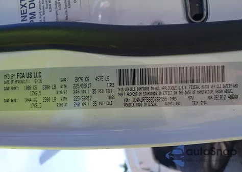 2016 Jeep Patriot Latitude from USA, damaged, VIN 1C4NJRFB8GD782955